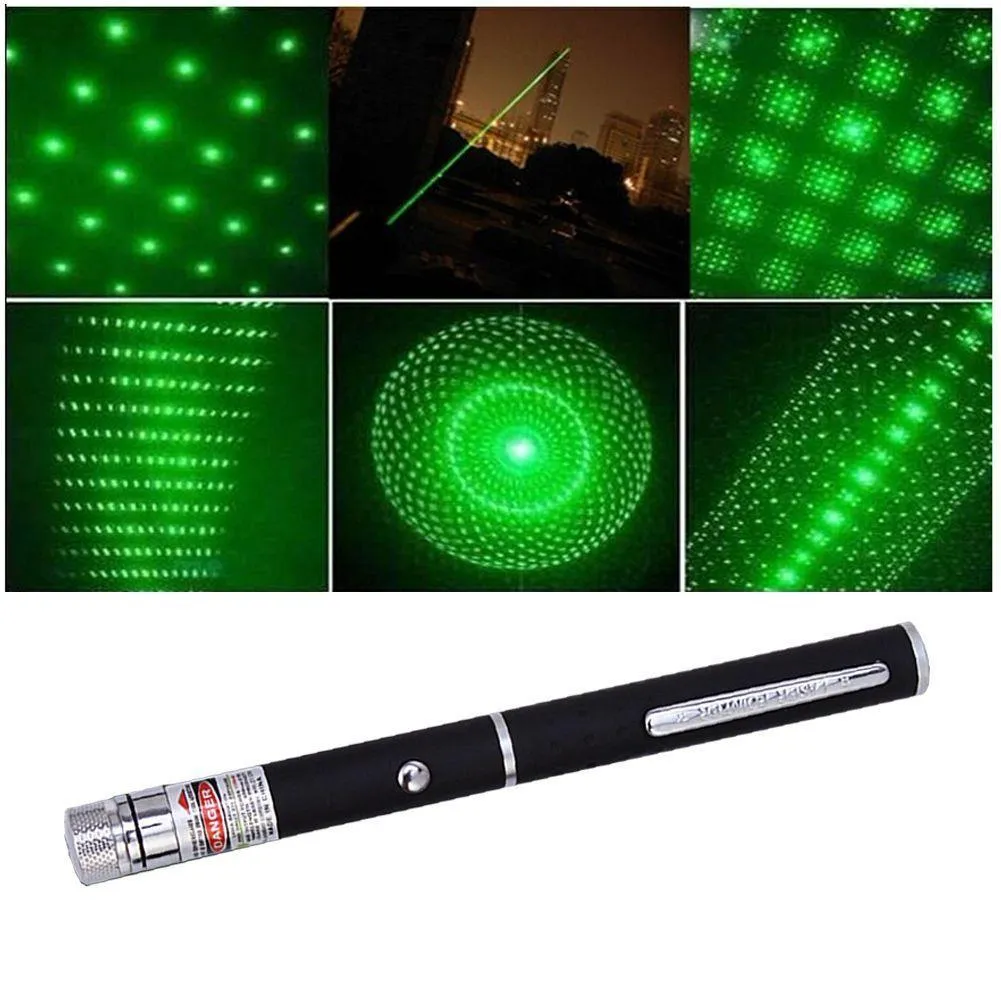 3 Pack 5mW Laser Pens Red - Green - Blue