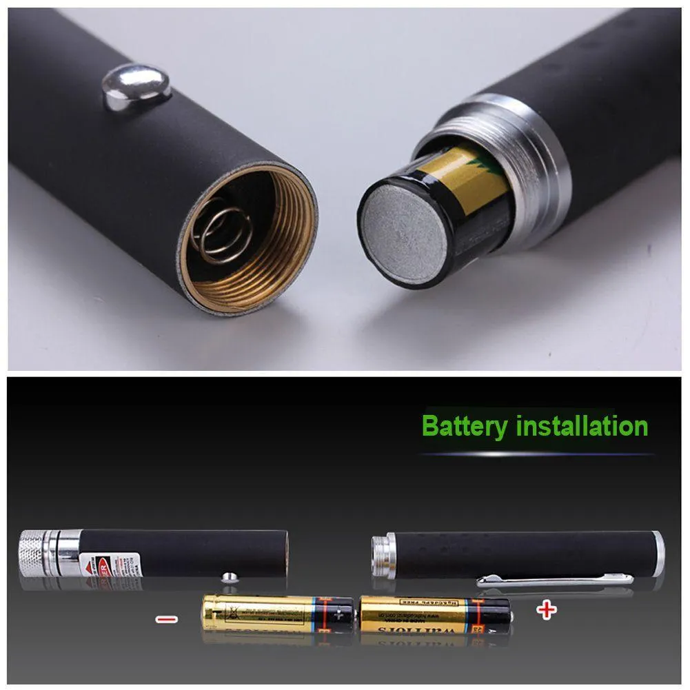 3 Pack 5mW Laser Pens Red - Green - Blue