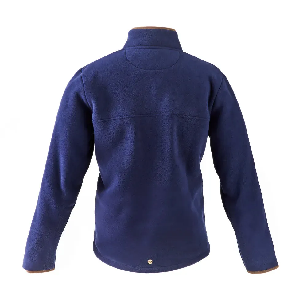 Aubrion Mns Core Half Zip Fleece Navy