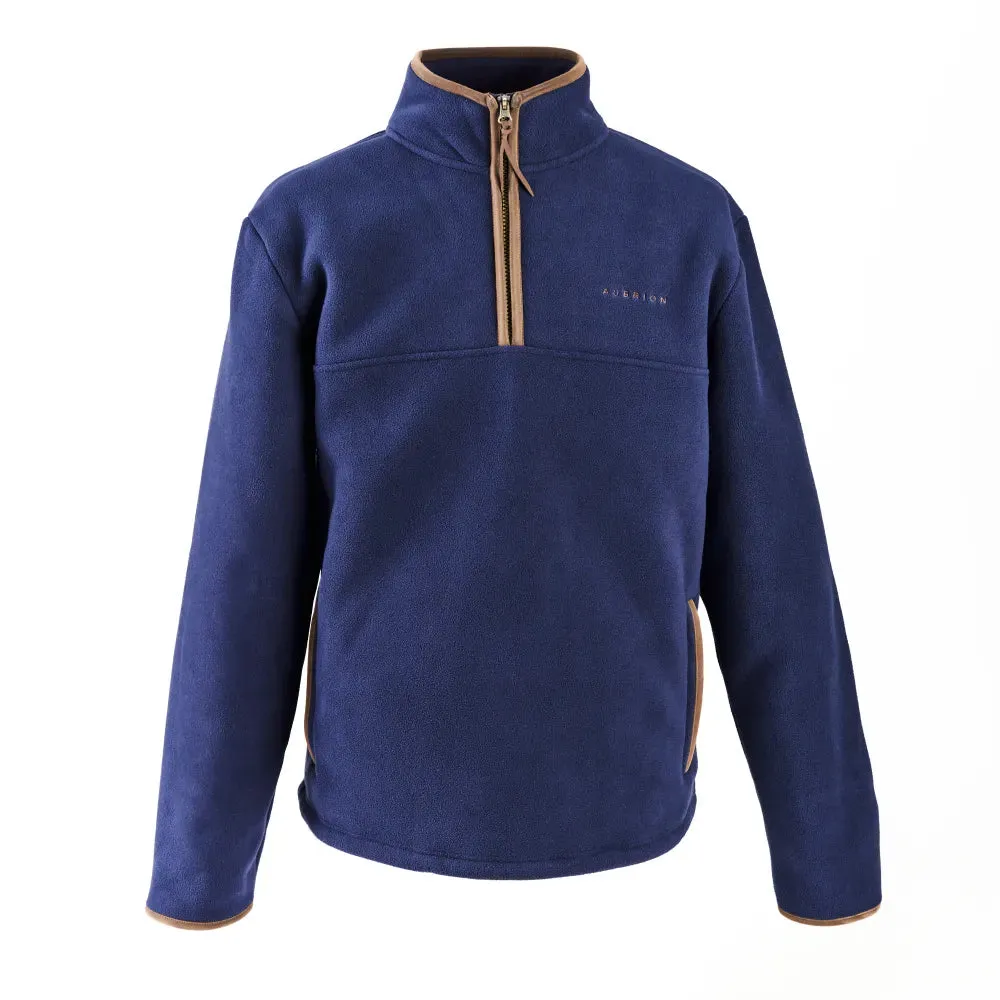 Aubrion Mns Core Half Zip Fleece Navy
