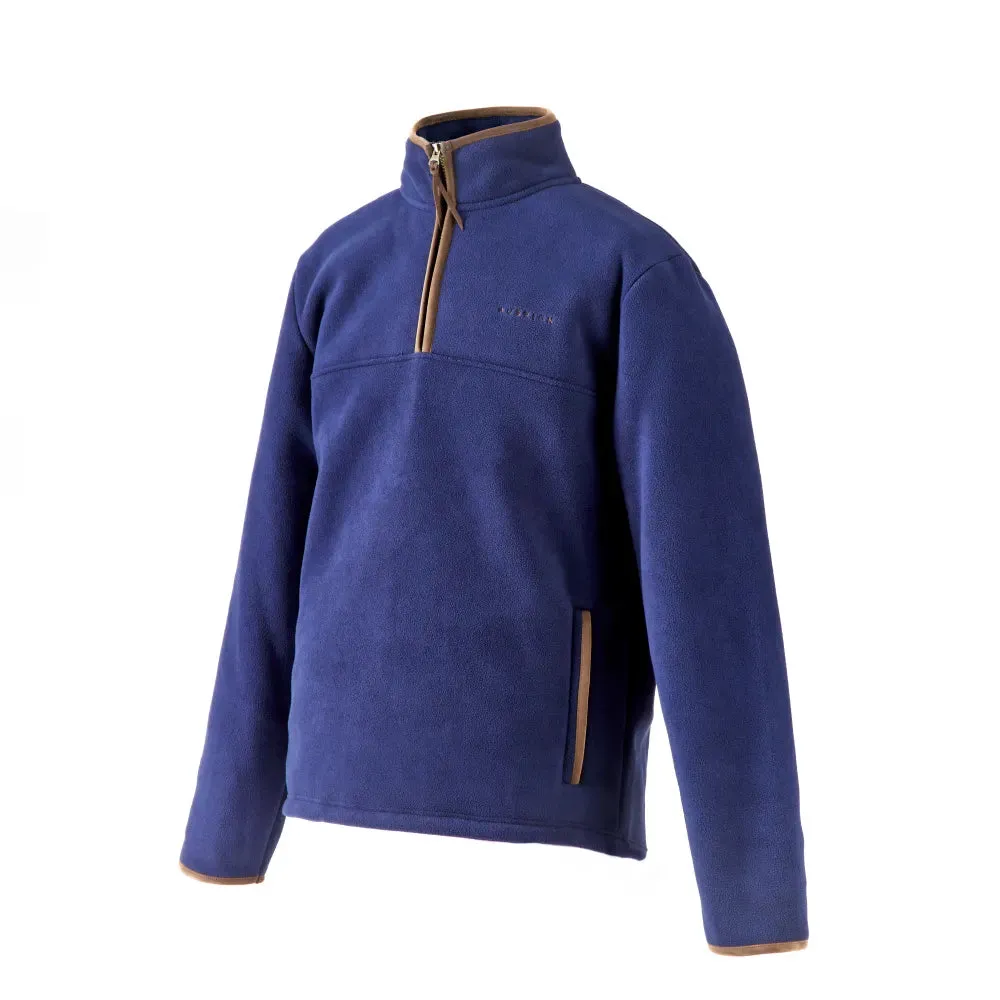 Aubrion Mns Core Half Zip Fleece Navy
