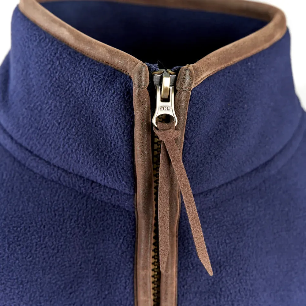 Aubrion Mns Core Half Zip Fleece Navy