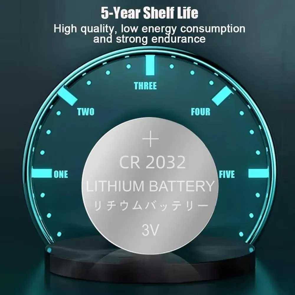 CR2032 Lithium Button Battery Pack: Reliable Power for Electronics