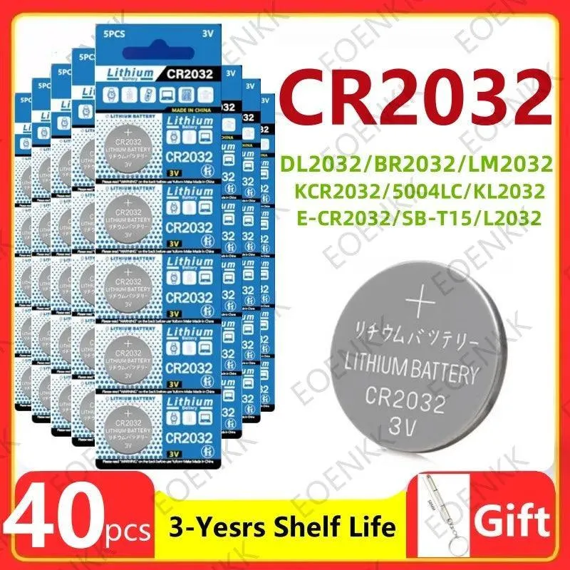 CR2032 Lithium Button Battery Pack: Reliable Power for Electronics