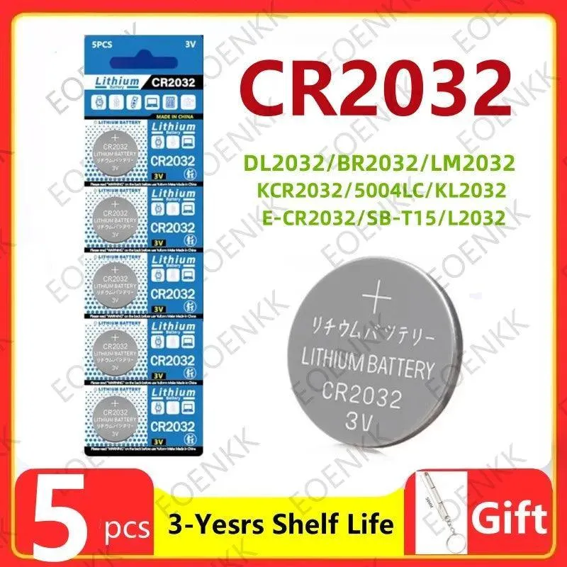 CR2032 Lithium Button Battery Pack: Reliable Power for Electronics