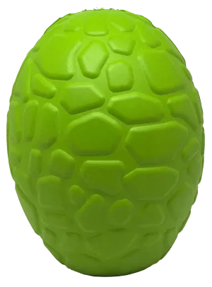 Dinosaur Egg eDispenser Durable Rubber Chew Toy & Treat Dispenser