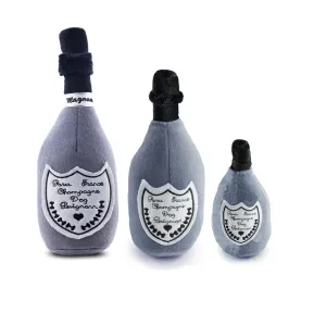 Dog Perignonn Champagne Bottle Plush Dog Toy