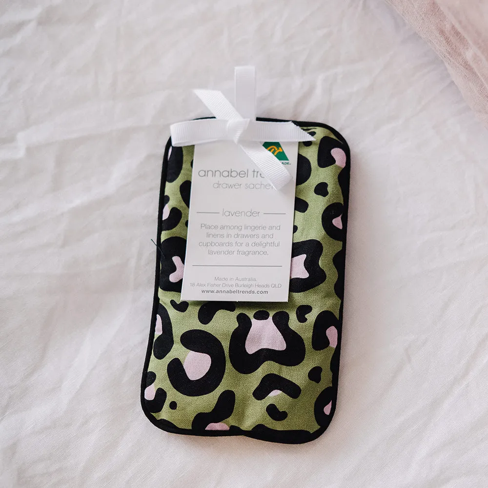 Drawer Sachet - Cotton -  Ocelot Pink Khaki