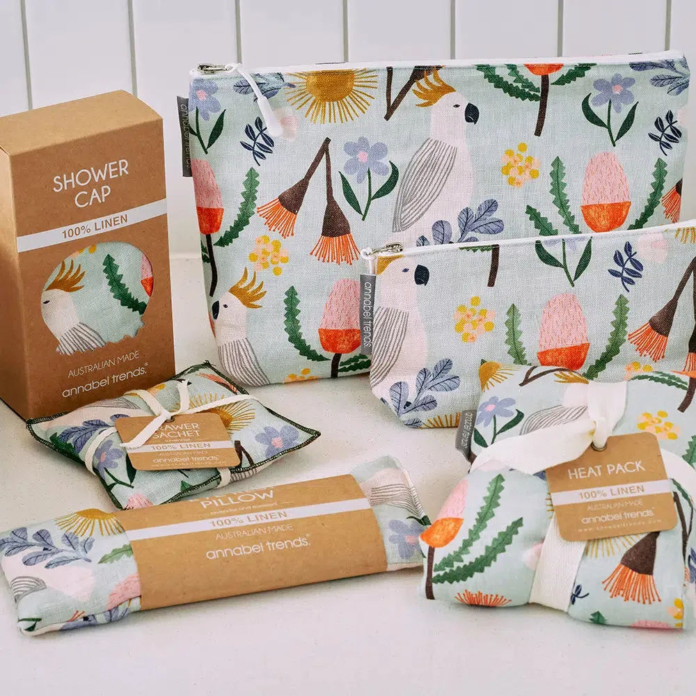 Drawer Sachet - Linen - Sherbert Poppies