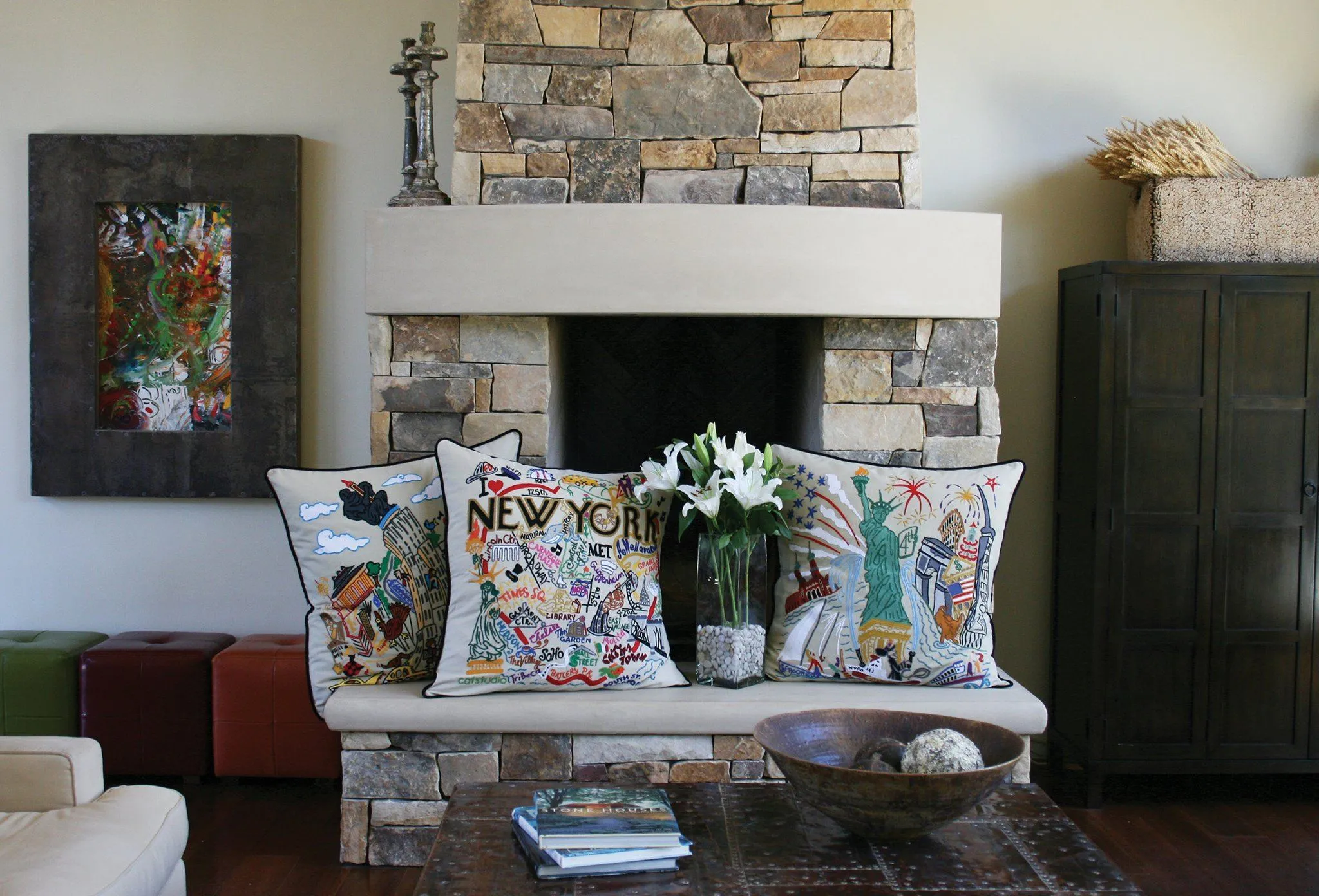 EMPIRE STATE PILLOW BY CATSTUDIO