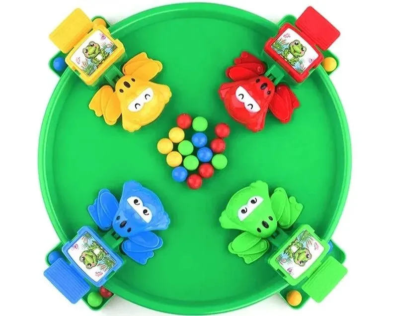 Feeding Froggies Beans Eating Board Game