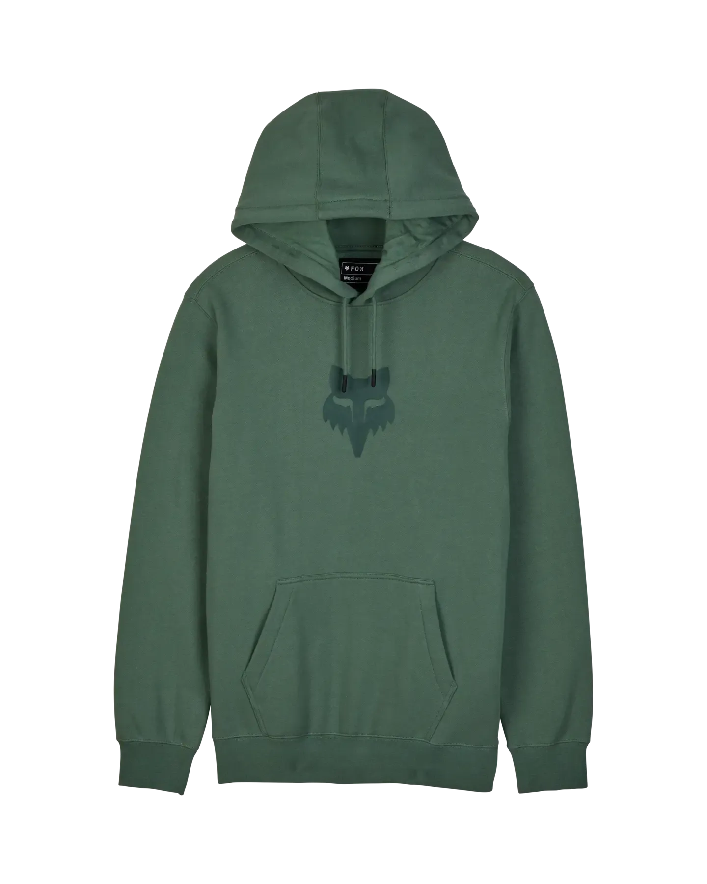 Fox Head Hoodie in Hunter Green