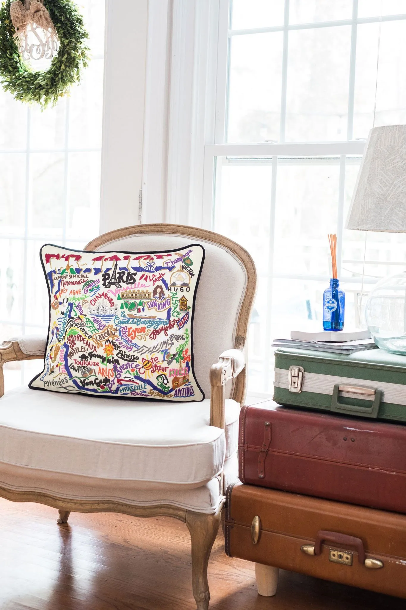 FRANCE PILLOW BY CATSTUDIO