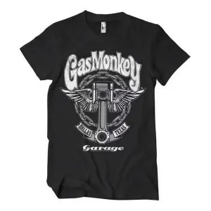 Gas Monkey Garage Big Piston T-Shirt Black