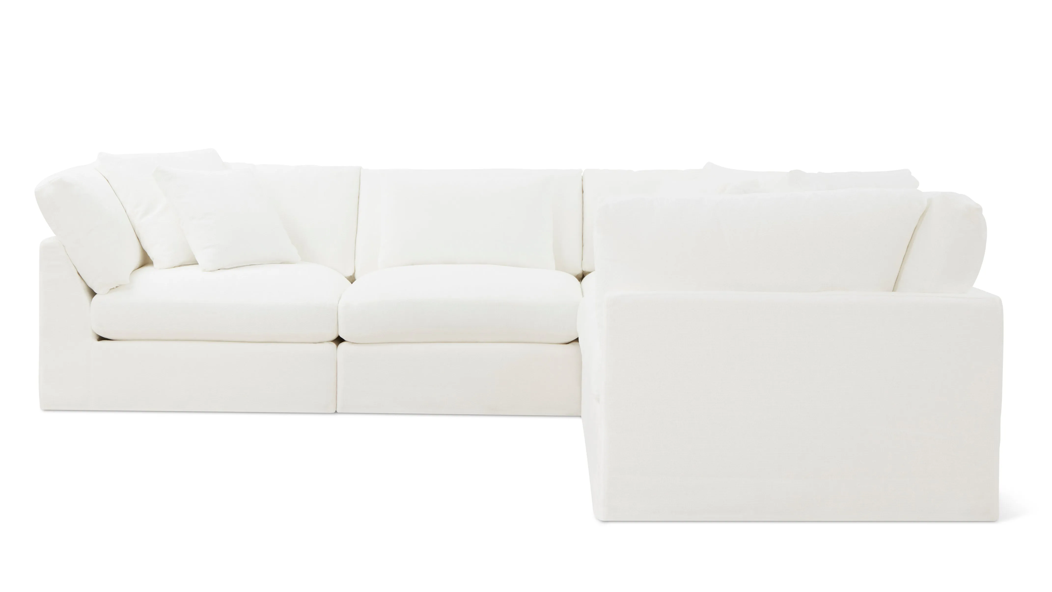 Get Together™ 5-Piece Modular Sectional Closed, Large, Sea Salt