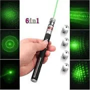 Green Laser Pointers with Extra Pattern Lens Caps