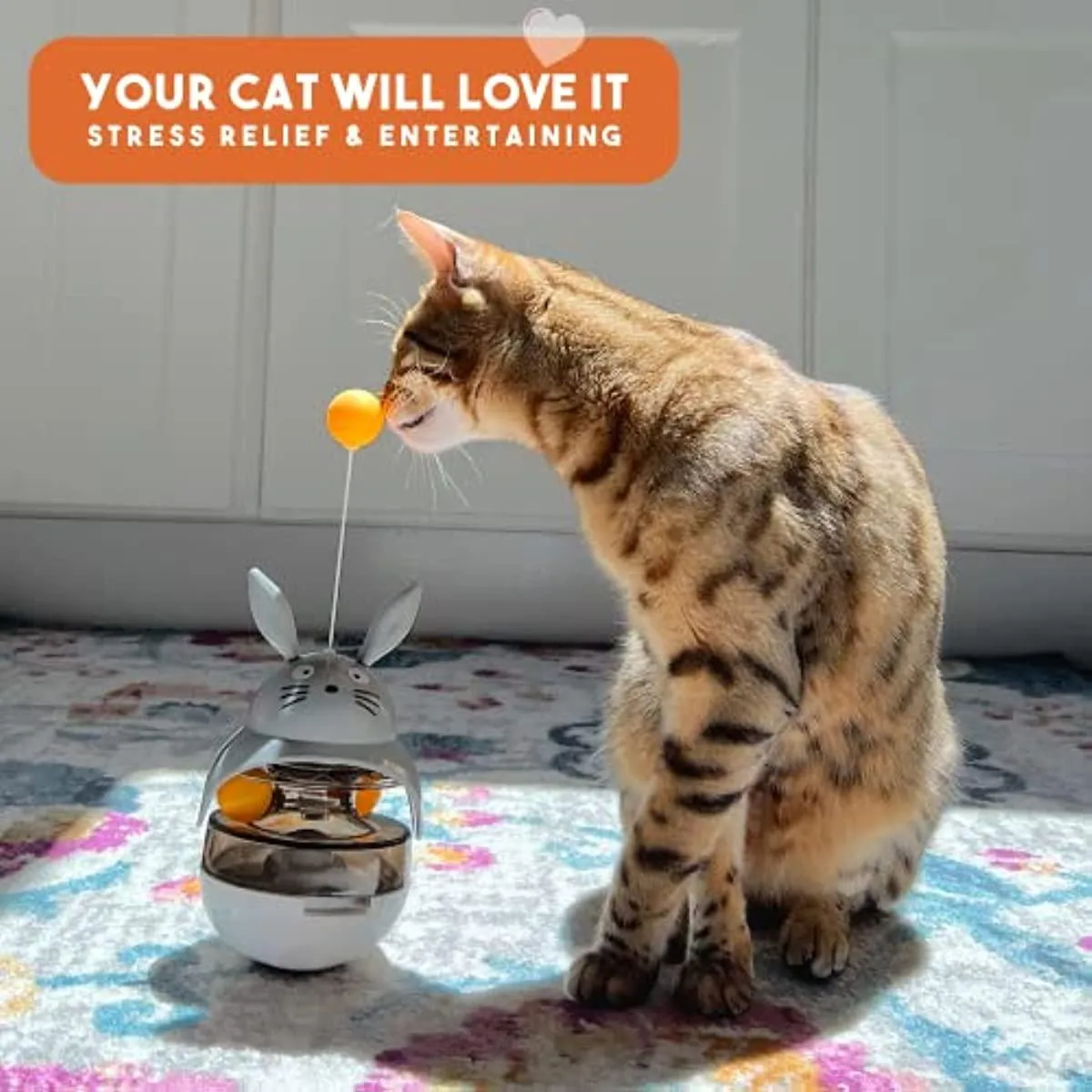 Interactive Cat Feeder Toy