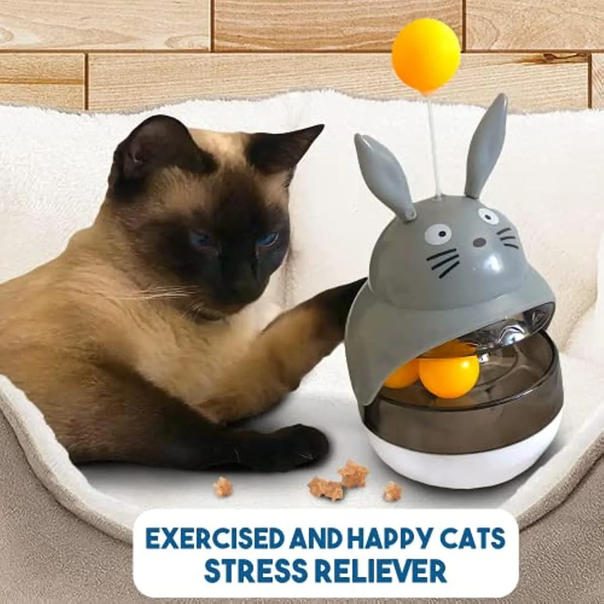 Interactive Cat Feeder Toy