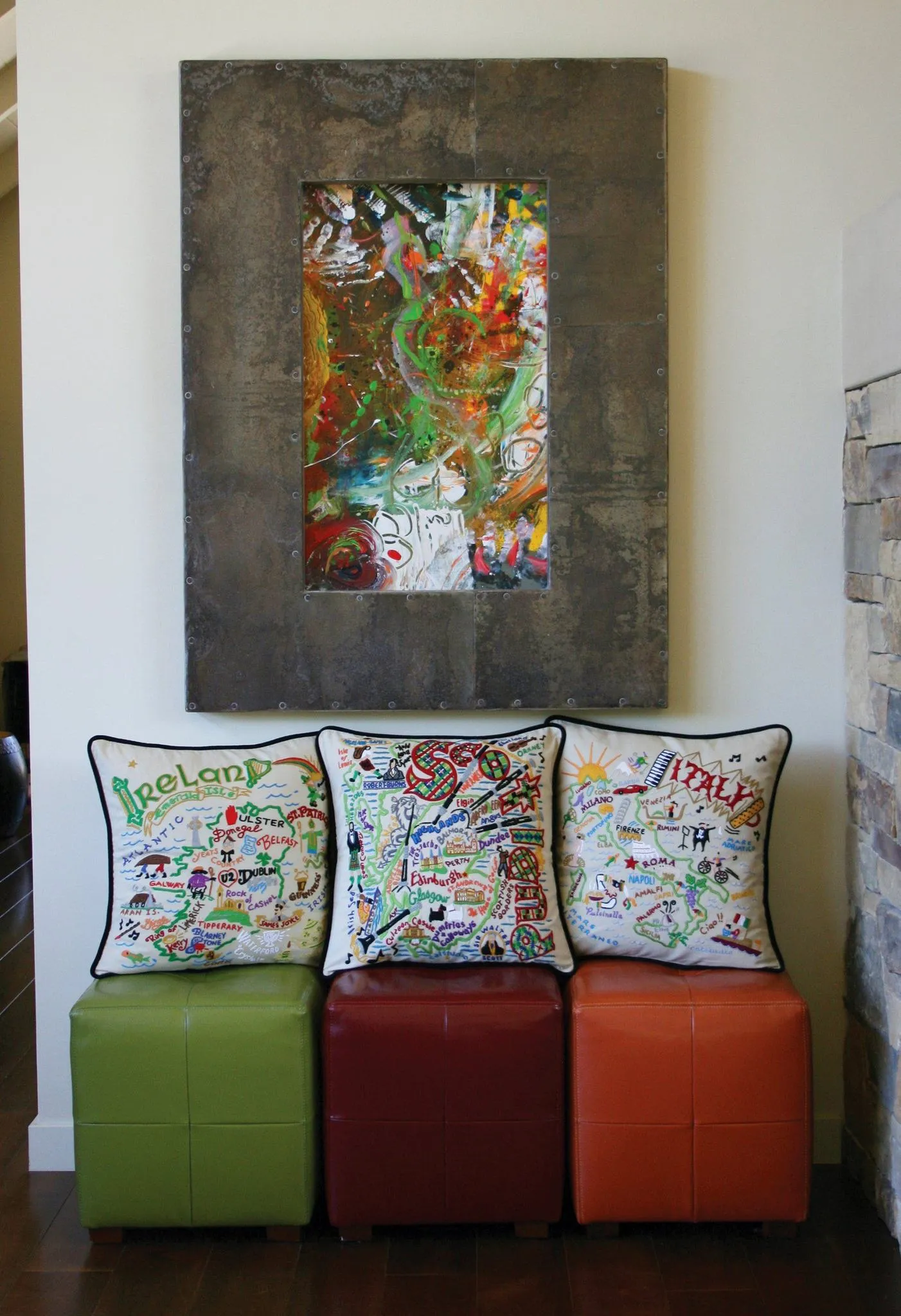 IRELAND PILLOW BY CATSTUDIO