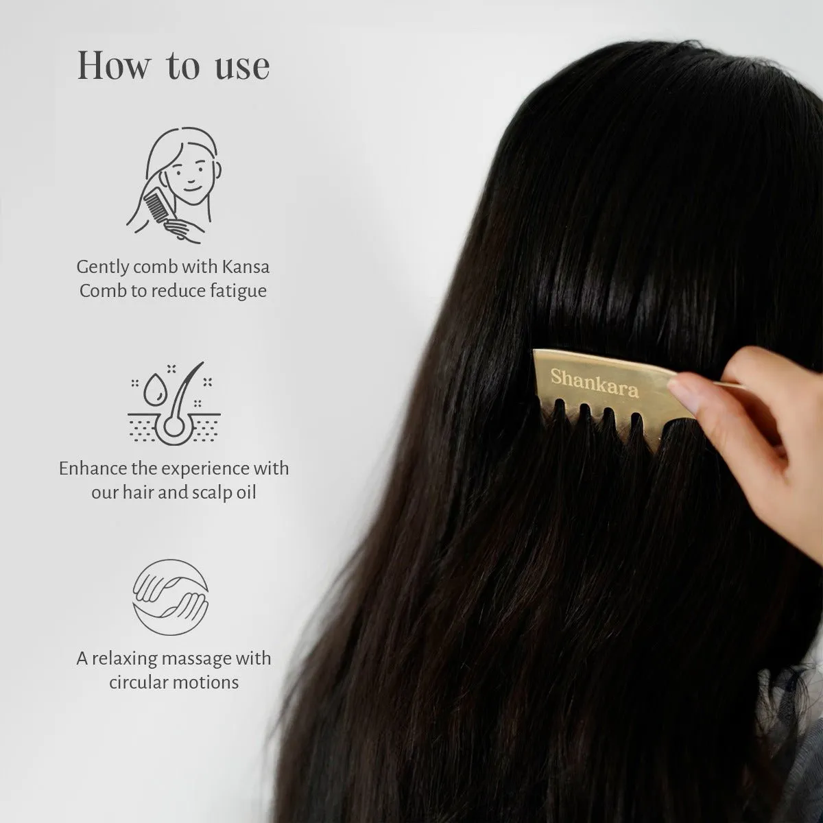 Kansa Comb - Scalp Care