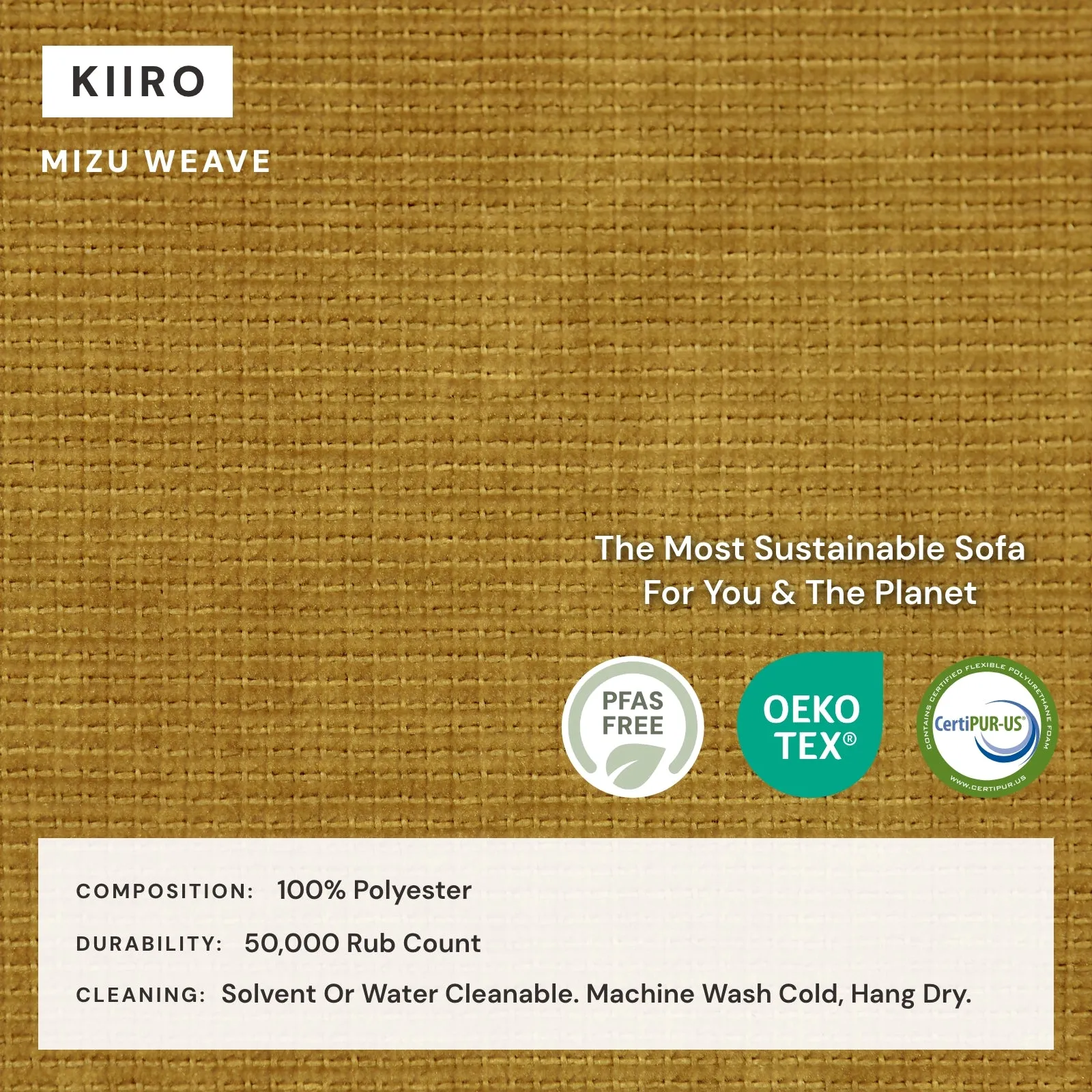 Modular Washable 7-Seater U-Sectional   Bench Ottoman in Kiiro | Deluxe  Seat | Cloud Pillow