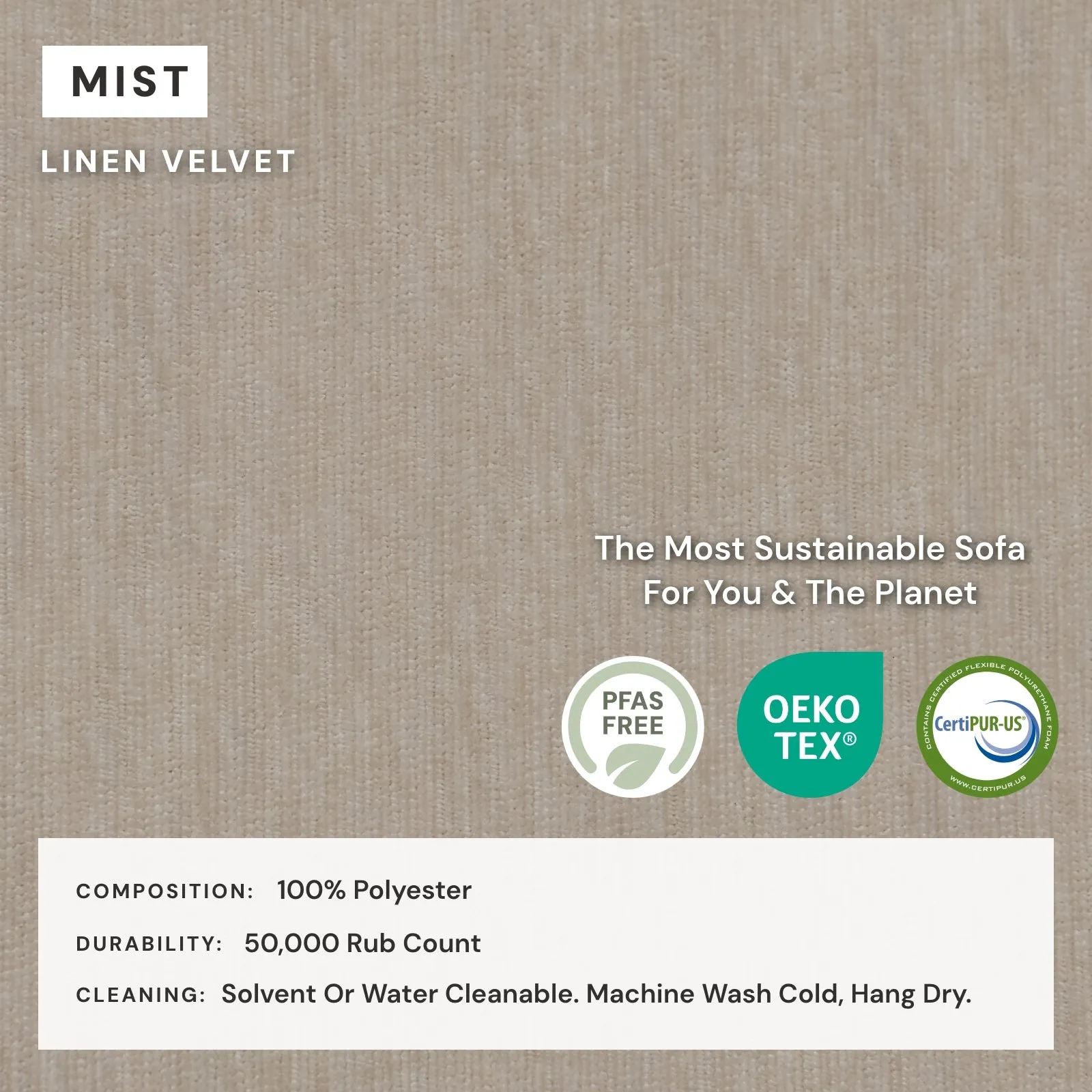 Modular Washable 7-Seater U-Sectional   Ottoman in Mist | Memorix  Seat | Cloud Pillow