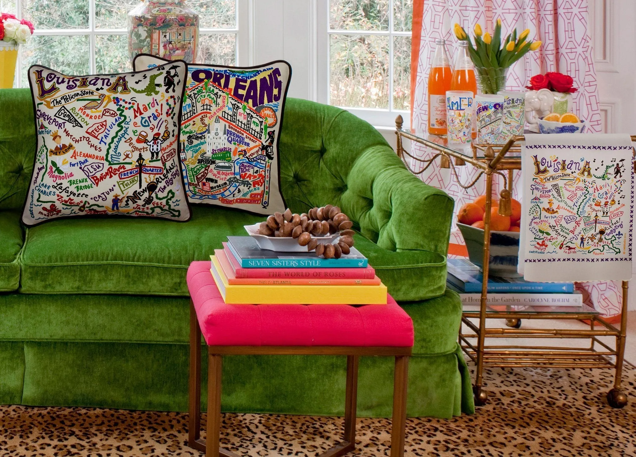 NEW ORLEANS PILLOW BY CATSTUDIO