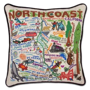 NORTH COAST PILLOW BY CATSTUDIO