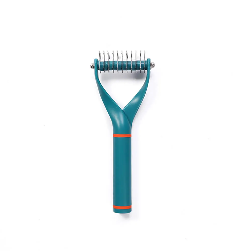 Pet Safe Dematting Comb Rake - Double Sided Blades