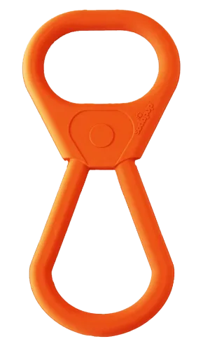 Pop Top Rubber Tug Toy for Interactive Play