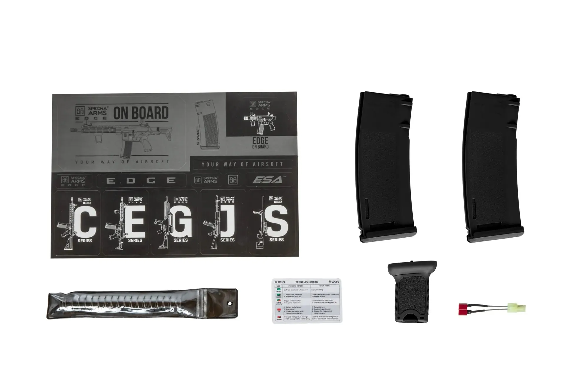 SA-E08 EDGE Light Ops Stock - black