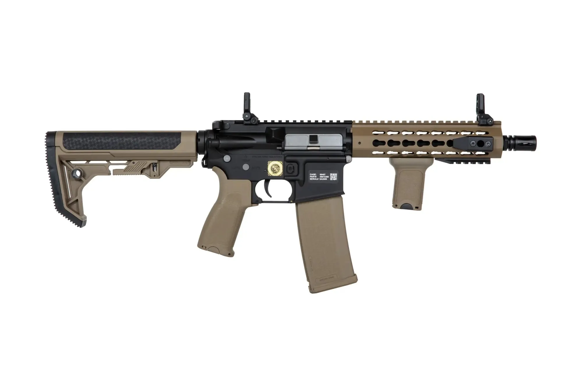 SA-E08 EDGE M4 replica - Light Ops Stock - Half-Tan