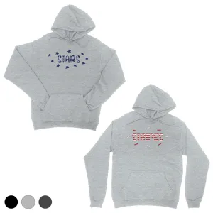 Stars And Stripes BFF Pullover Hoodies Matching Gift Perfect Gift