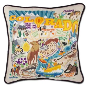 SUMMER COLORADO PILLOW BY CATSTUDIO