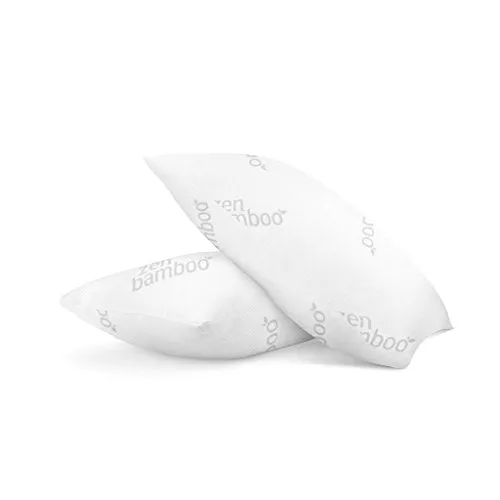 THE PILLOWS MADE WITH A BREATHABLE YET SUPPORTIVE BAMBOO COVER