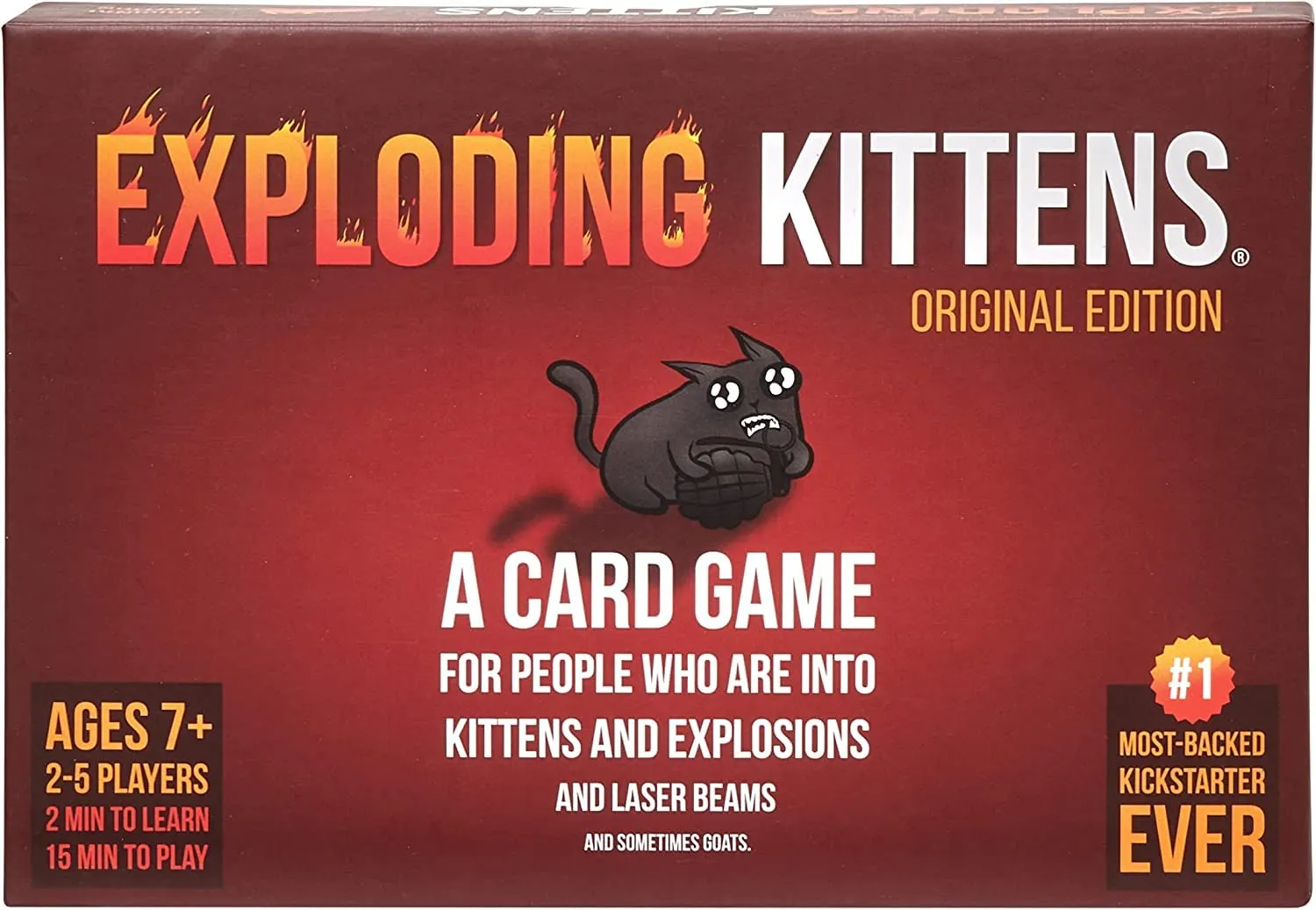 Toy Garage Exploding Kitten Card Game for Kids Adults Friends and Family Age 7 Years and up 2 to 5 Players