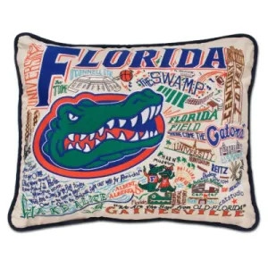 UNIVERSITY OF FLORIDA PILLOW BY CATSTUDIO