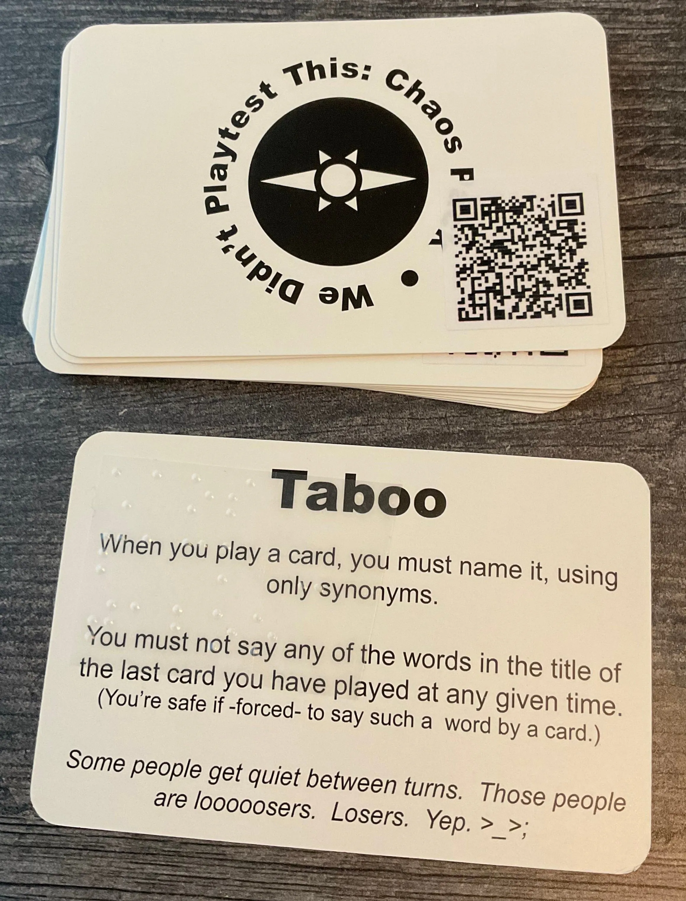 We Didn't Playtest This At All Accessibility Kit